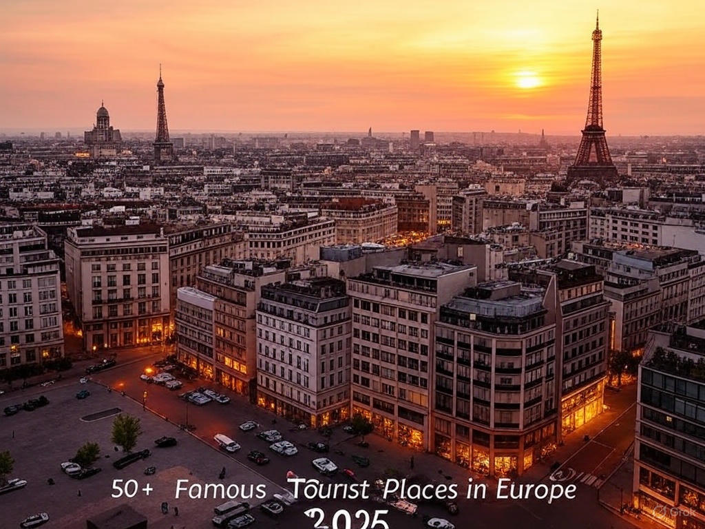 50+ Famous Tourist Places in Europe 2025