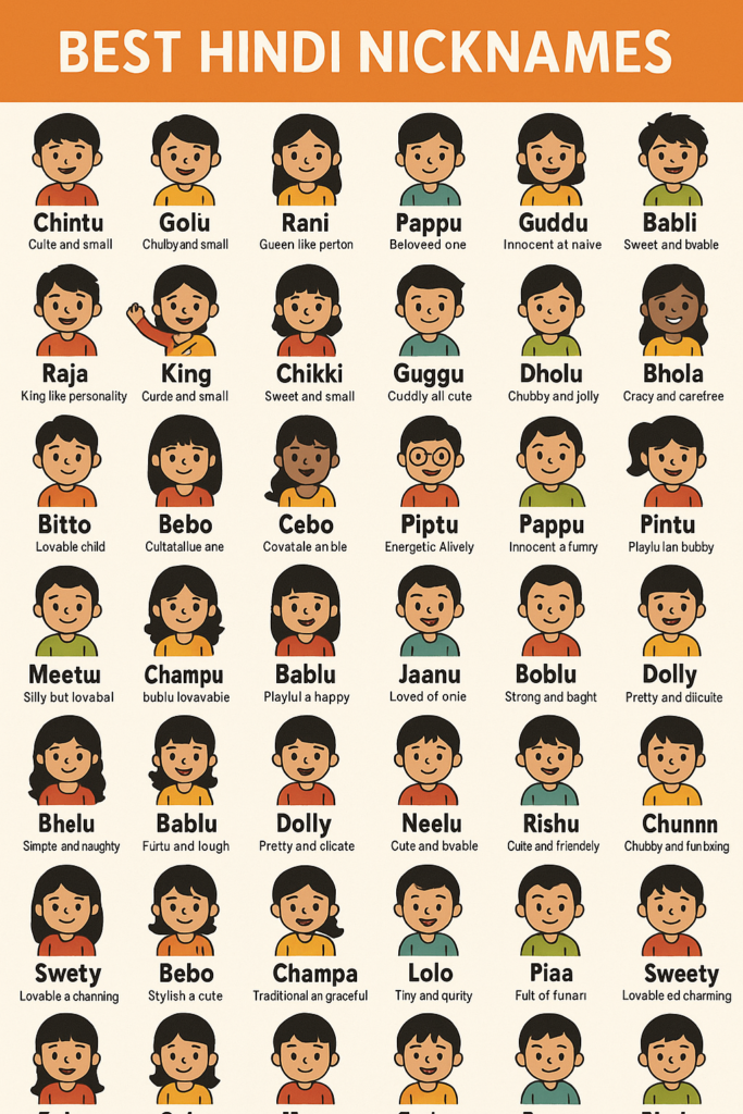1000+ Best Hindi Nicknames That Are Unique, Trendy & Full of Fun!