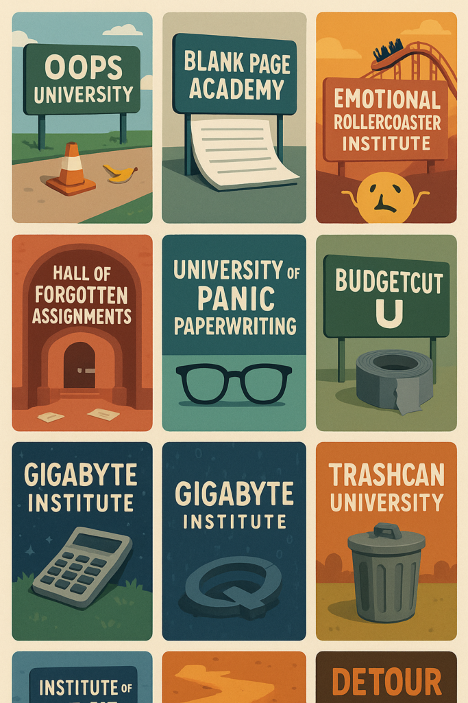 1000+ Creative and Funny University Names