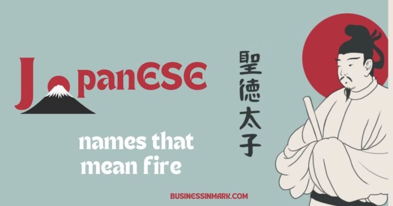 Japanese names that mean fire
