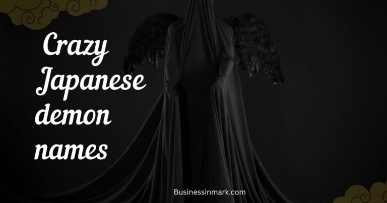 Crazy Japanese demon names