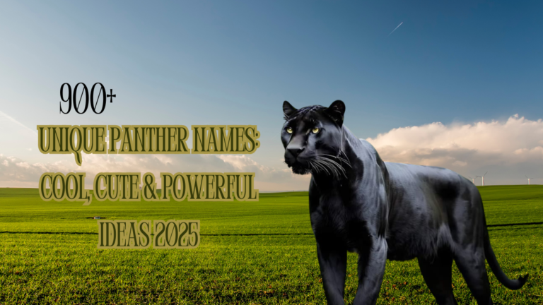 900+ Unique Panther Names: Cool, Cute & Powerful Ideas 2025